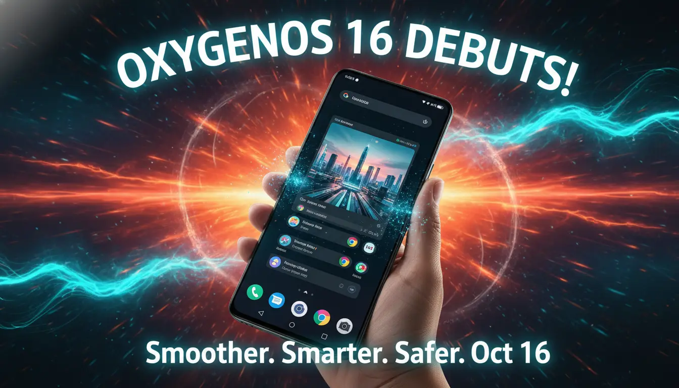 OnePlus OxygenOS 16 to debut on October 16 Here’s what to expect