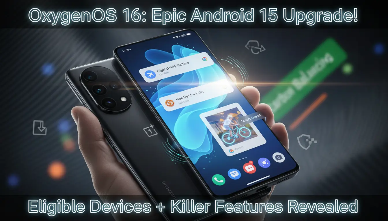 OnePlus OxygenOS 16 update Full list of eligible devices, rollout date, and key features