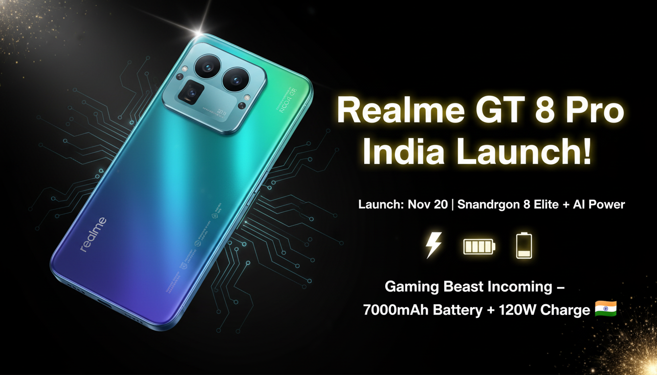 Realme GT 8 Pro India Launch Date Announced, Key Feature Teased Ahead of Launch