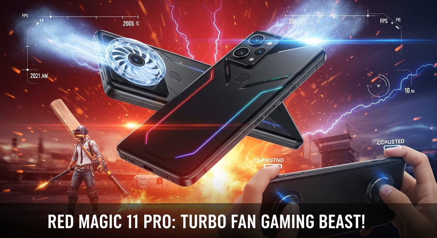 Red Magic 11 Pro Debuts with Segment-First Turbo Fan Cooling System and Flagship Specs