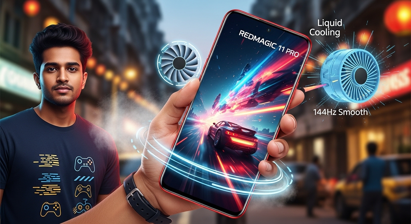 RedMagic 11 Pro Goes Global Snapdragon 8 Elite Gen 5, Red Core R4 Gaming Chip, and Liquid Cooling