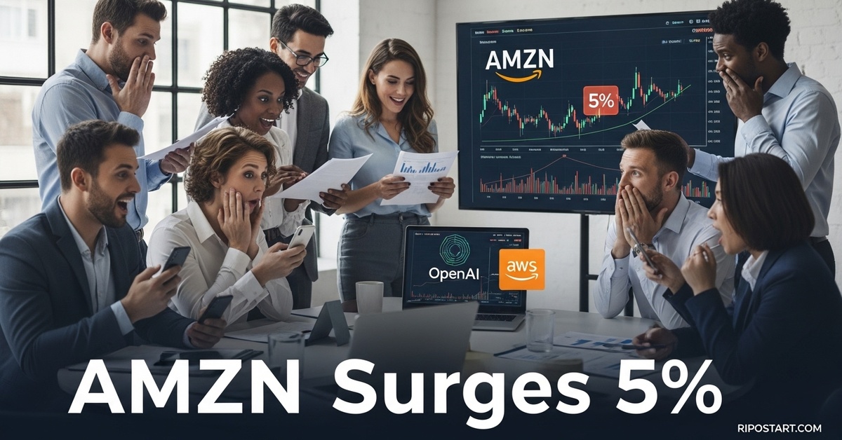 Amazon share price: AMZN stock surges 5% after ChatGPT maker OpenAI-AWS deal