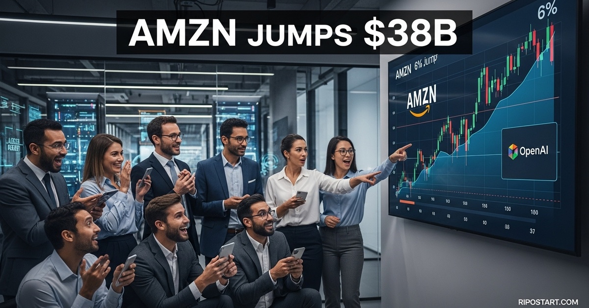 Amazon Stock (AMZN) Jumps 6% on $38B Cloud Deal with ChatGPT-Maker OpenAI