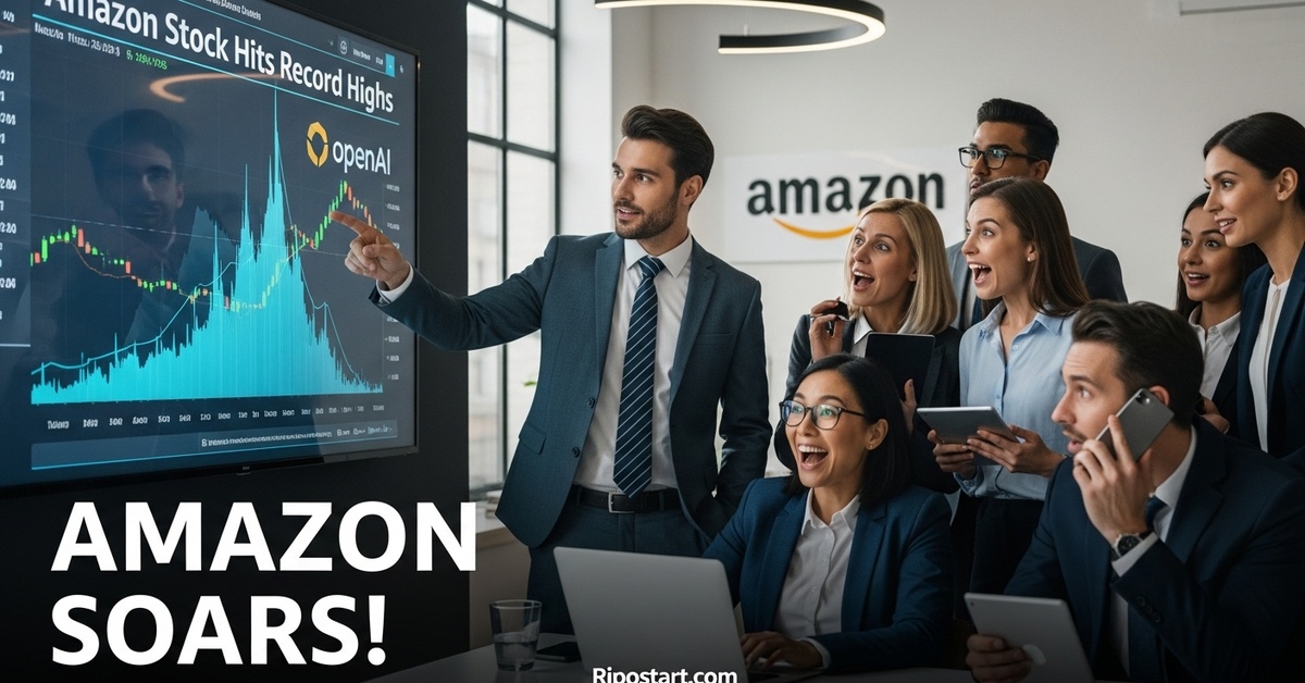 Amazon Stock Rallies To Record Highs On $38 Billion OpenAI Cloud Deal