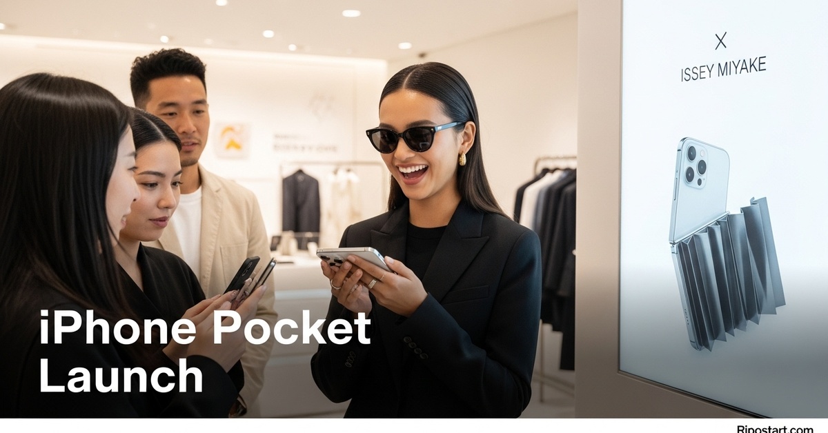 Apple launches iPhone Pocket in partnership with Japanese fashion designer Issey Miyake