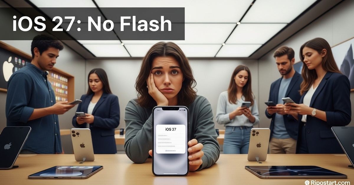 Apple’s iOS 27 Update Won’t Have Any New Flashy Features