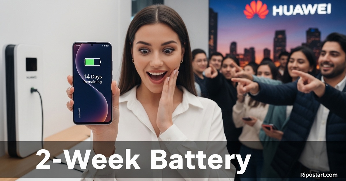 Huawei to launch smartphone with 2-week battery life