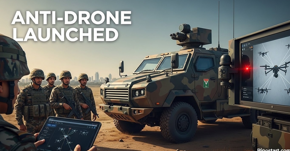 India’s First Mobile Anti Drone Patrol Vehicle Launched