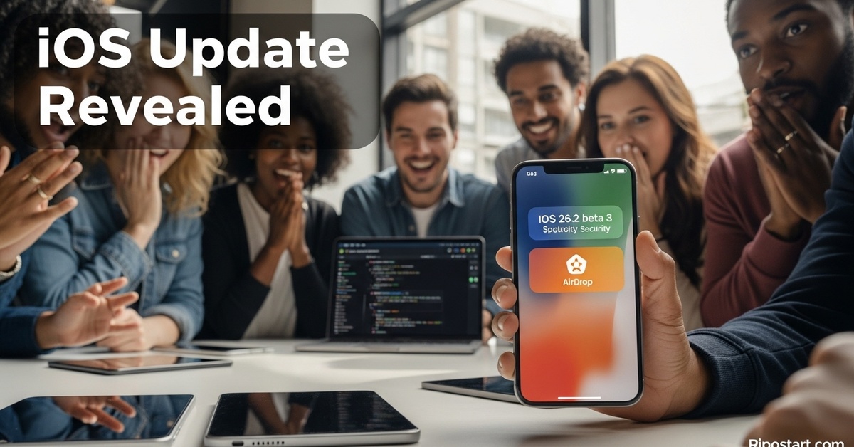 iOS 26.2 Beta 3 Update: AirDrop Security and UI Enhancements