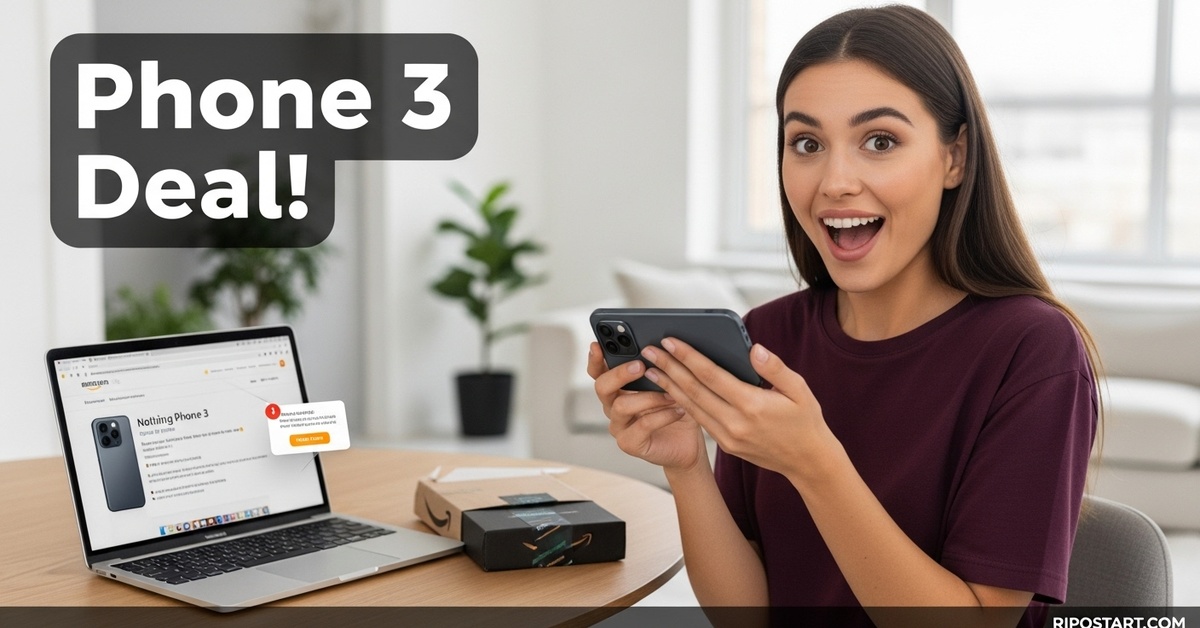 Nothing Phone 3 price drops to under Rs 45,000 on Amazon: Here is how you can grab it