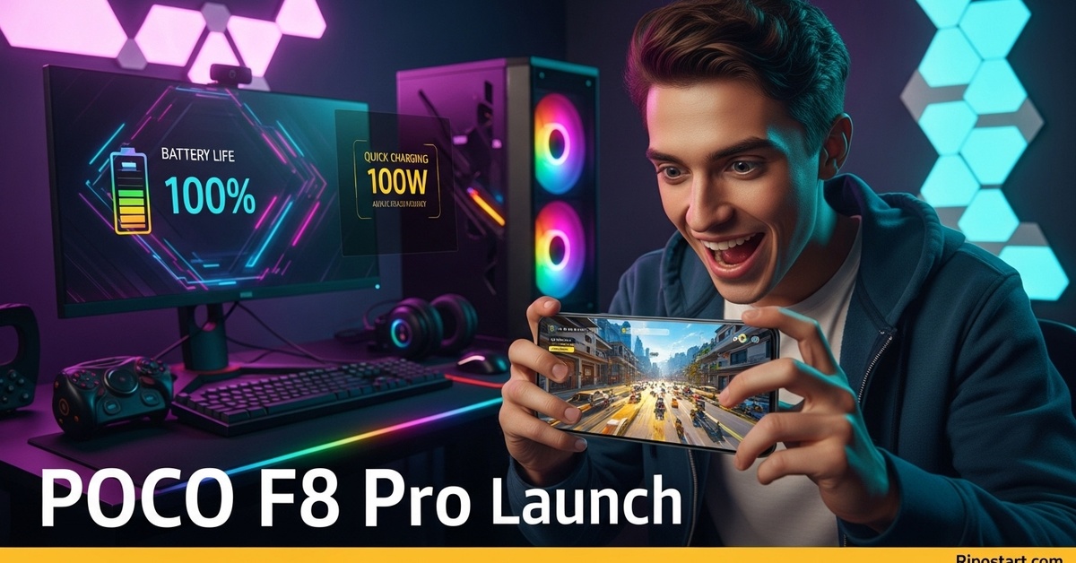 POCO F8 Pro Phone Specs Launching Soon, Best For Gamers, It May Get 7100 mAh Battery & 100W Fast Charging