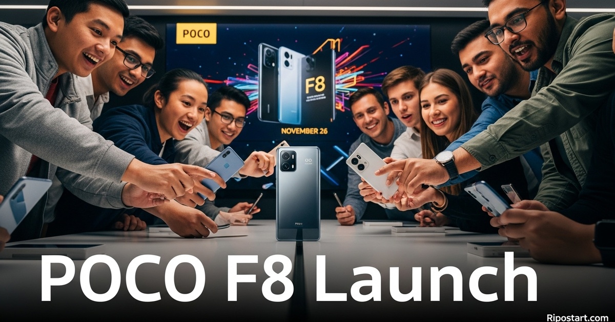 POCO F8 series smartphones to be launched on November 26: What to expect