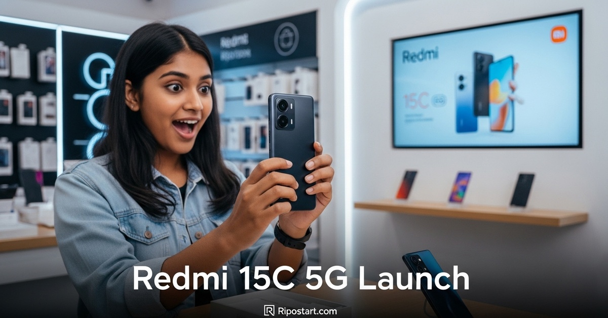 Redmi 15C 5G Smartphone Indian Pricing Details Tipped Ahead of its Expected Launch Time Frame