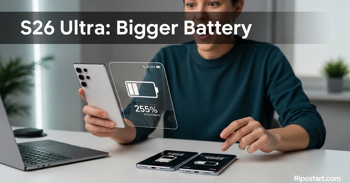Samsung Galaxy S26 Ultra 5G mobile may finally get a bigger battery