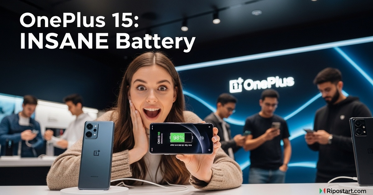 The OnePlus 15 launches in the US this week - and its battery is insane