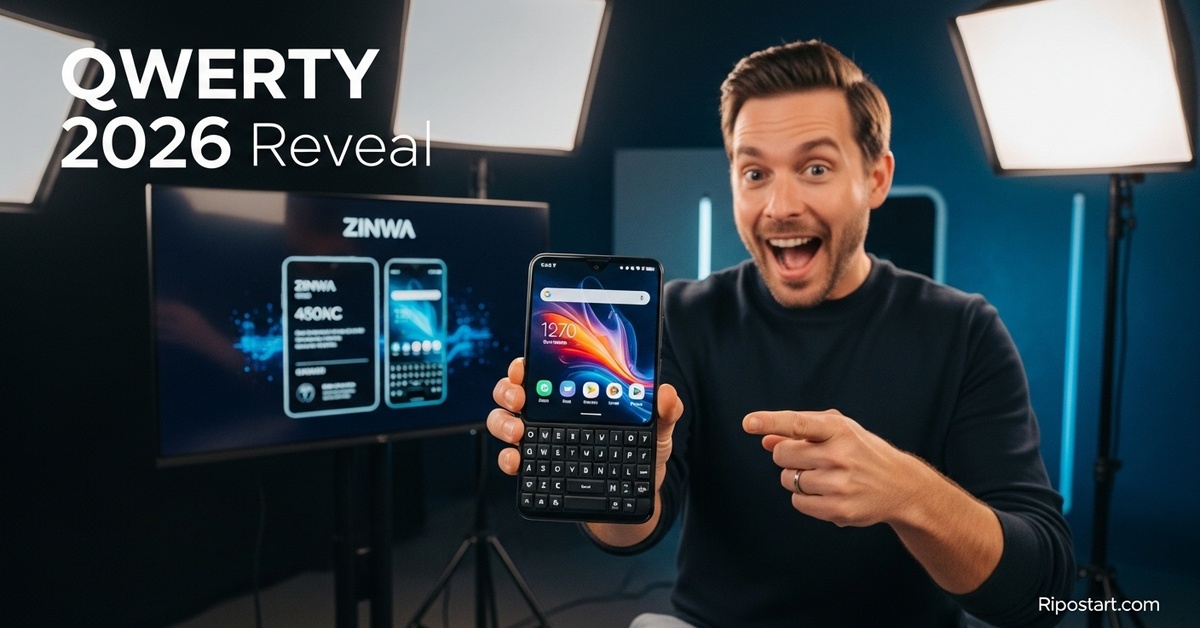 Zinwa Q27 QWERTY Smartphone Prototype Revealed with AMOLED Display and Modern Specs for 2026 Release