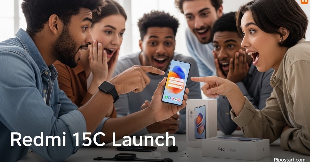 Redmi 15C 5G Phone Launched with 6,000 mAh Battery & MediaTek Dimensity 6300 Chipset, Check Price